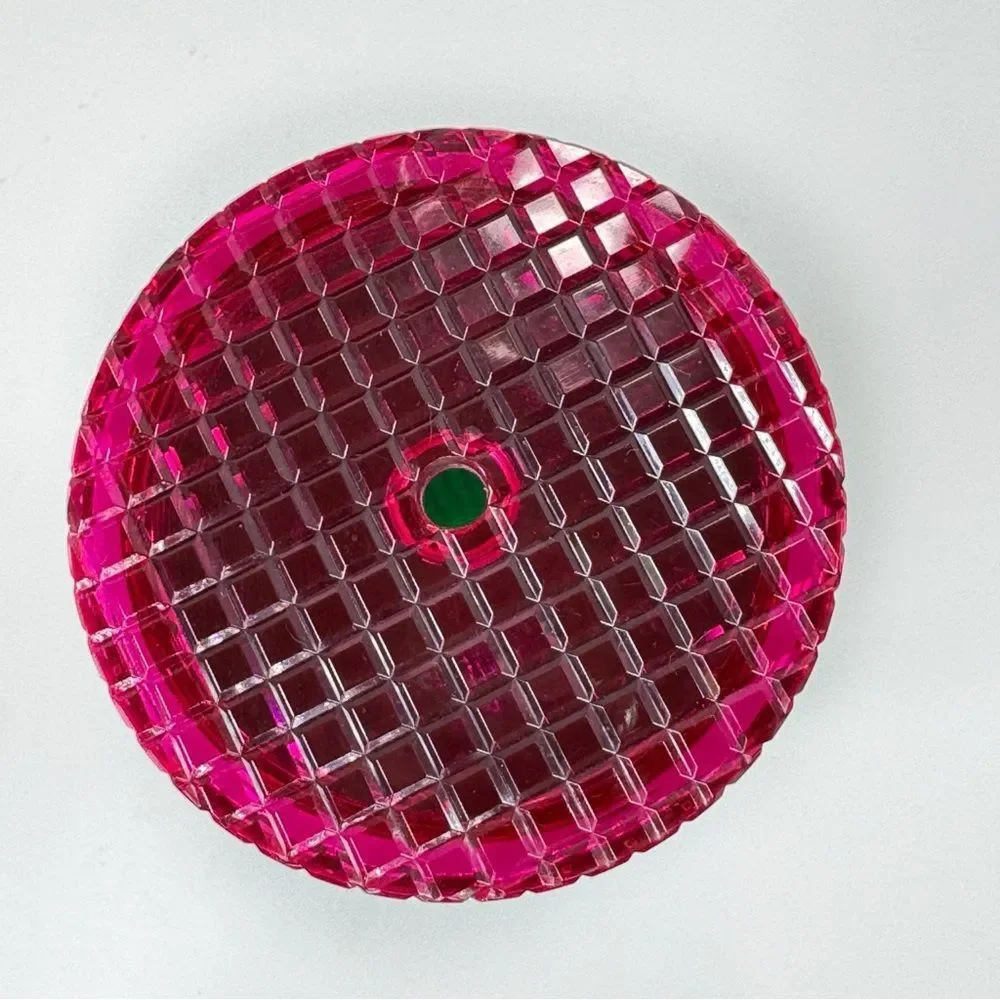 Starbucks 2023‎ Watermelon Grid Cut Acrylic Tumbler Cup Green Pink 24oz Venti